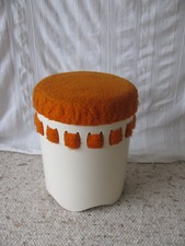 70er Emsa Hocker Wäschetonne