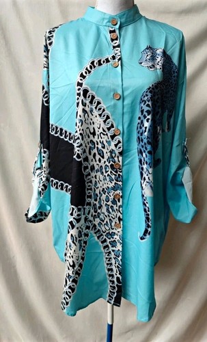 Damen tunika bluse türkis - damen,