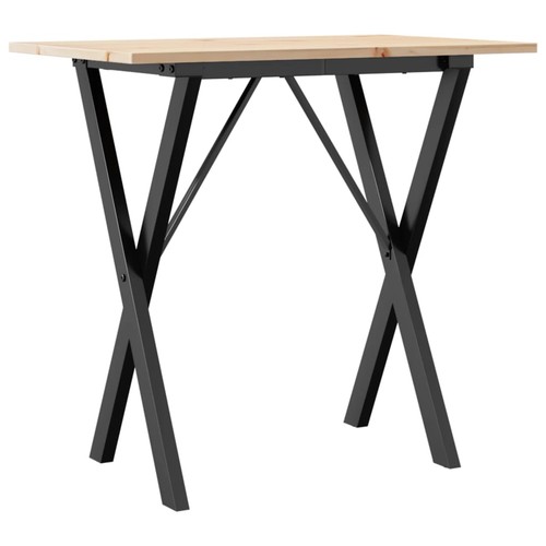 Esstisch gestell 80x50x75 cm - esstisch, x-gestell