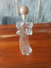 Glasflasche Deko-Likör- Essigflasche Korken Weihnachten Sternschnuppe