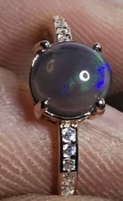 schwarzer opal ring echtschmuck