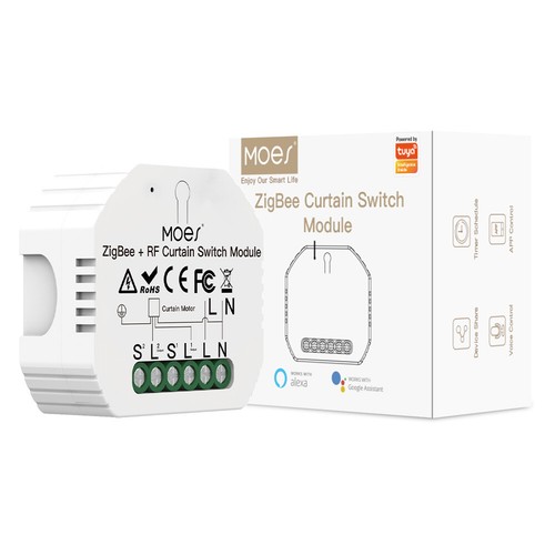 Moes zigbee smart rolladen - zigbee, rf