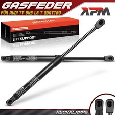 2x Gasfeder Heckklappe Dämpfer 405 mm 620 N für Audi TT 8N3 98-06 1.8 T 3.2 VR6