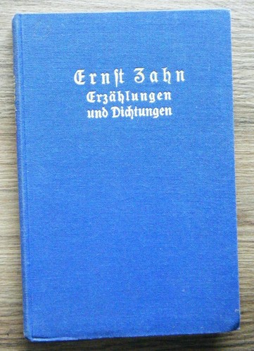 Ernst zahn erzählungen - ernst, und