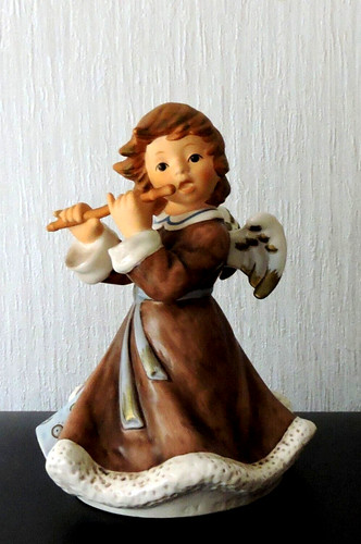 Goebel engel mit quer - engel, quer-flöte