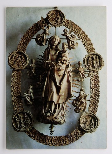 Kunstpostkarte madonna im - kunstpostkarte,