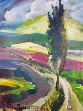 Ölbild Natur Baum Gemälde Modern Art Alexander Diener Natur  Unikat Wandbild Art