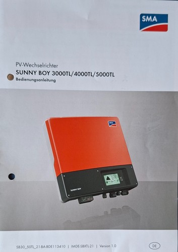 Sma wechselrichter sunny - pv-wechselrichter,