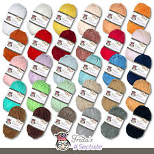 Frida‘s 50 g #Sechste Baby-Chenillegarn Stricken Häkeln Wolle samtig 30 Farben