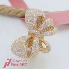 Diamant-Ring - große Schleife - Brillanten ges. 1,80ct - 18K/750 Gelbgold