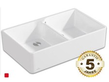 Villeroy & Boch Spülstein 90 X - 6390 02 RW Stone White Keramikspüle Excenter