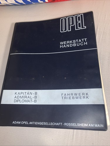 Opel werkstatt handbuch - opel,