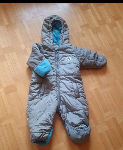 Schneeanzug grau 74 80 - gr,