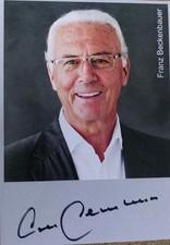 FRANZ BECKENBAUER Autogramm -