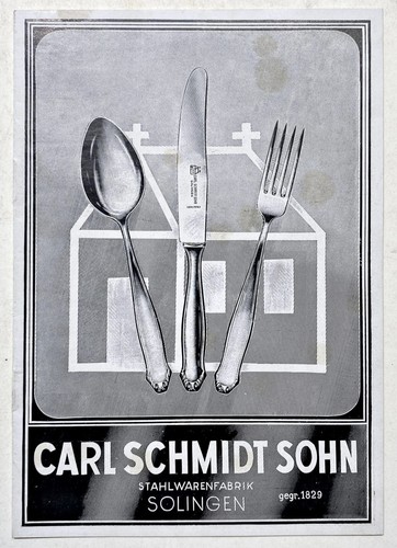 Solingen carl schmidt - schmidt, sohn