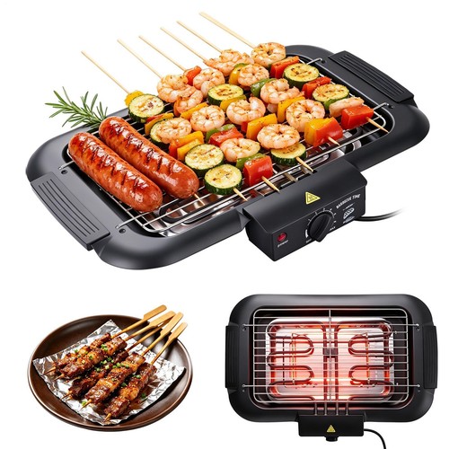 Tischgrill elektrisch - 2-in-1,