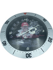 Michael Schumacher Wanduhr Formel 1 Pulse & Passion Ferrari Drache funktionier
