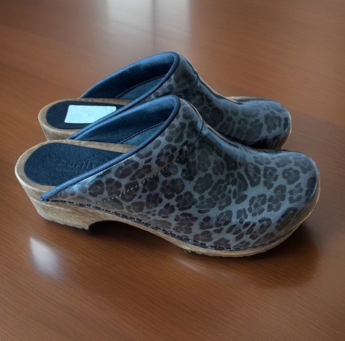 Sanita wood open clogs - wood,
