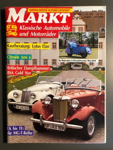 Oldtimer markt 1991 t - 6/1991, mg-t