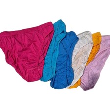 Damen Slip Unterhose Petite Fleur 6er Pack Große Größen 44 Bunt (3 863)