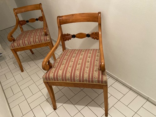 Paar biedermeier sessel - paar,