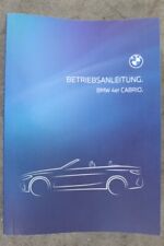 BMW 4er Cabrio "G23" Betriebsanleitung "II-2023" Bedienungsanleitung Handbuch