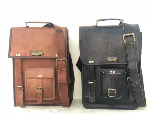 Herren braun schwarz leder - 15", braun/schwarz