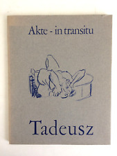 Ausstellungskatalog NORBERT TADEUSZ Akte- in transitu Galerie Gmyrek, 1987