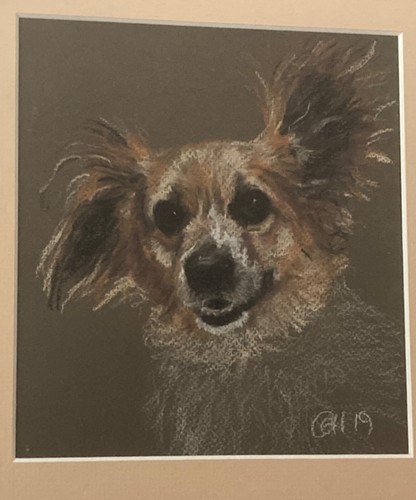Joy gerahmte original - joy.,