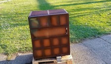 WAMSLER Werkstatt - Dauerbrandofen, 5,8 kW, 1,2  m3, Emailliestahl, freistehend,