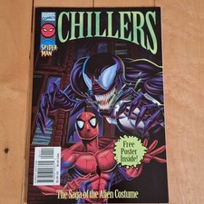 Marvel Chillers Spider-Man Venom Comic 1996 mit Poster
