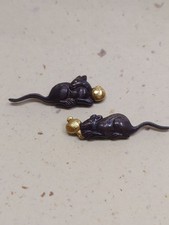 N/A Menuki Eisenplatte Maus