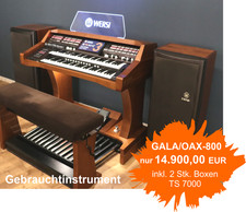 WERSI Gala mit Upgrade auf SONIC OAX-800 -Gebrauchtinstrument-