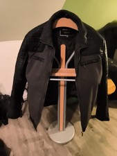 Lederjacke Gr. XL Motorradjacke Pilotenjacke Bomber Winterjacke Stoff Und Leder