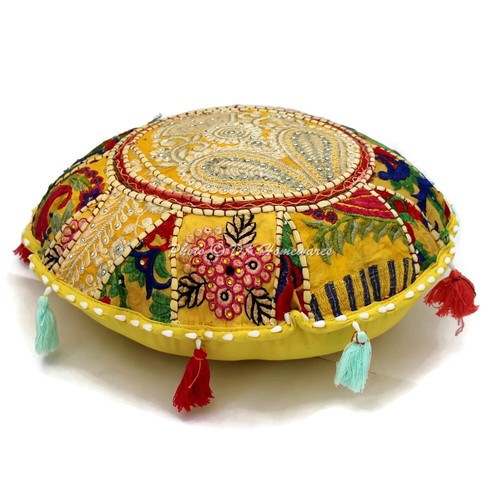 Patchwork vintage bodenkissen - patchwork,