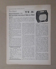 Masteradio TV Receiver Modelle