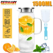 Glas Wasserkaraffe Kanne