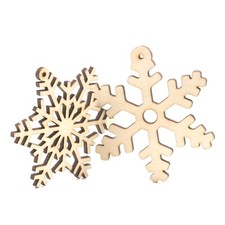 Schneeflocke Holz Baumschmuck