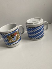 2 Seltmann Weiden Compact Bayern Becher Tassen  stapelbar