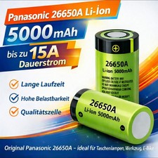 2x Akkuzelle 3,7v Panasonic