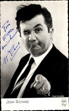 Ak Schauspieler Jean Richard, Porträt, Autogramm - 3996909