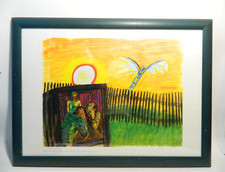 Wolfgang MATTHEUER - Der Nachbar, der will fliegen - Serigraphie - 46/50