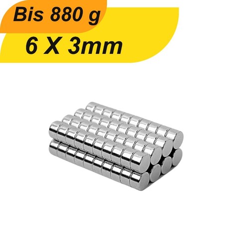 Neodym magnet 6x3 - magnet,