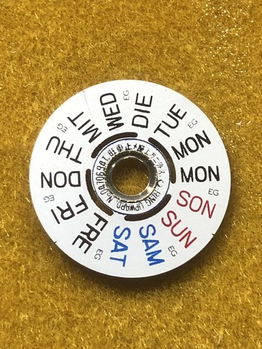 Seiko 7a38 day disc ref - disc,