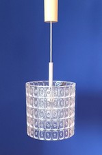 ERCO Hänge-Lampe Leuchte Acryl Plexi-Glas Space Age Gangkofner 60/70er Vintage