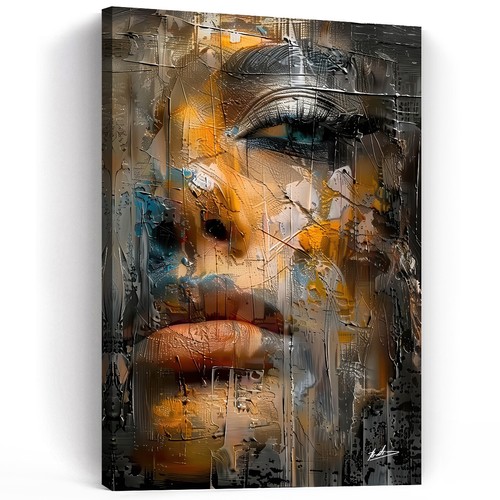 Leinwand bilder frau gesicht - leinwand,
