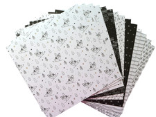 14 x Designkarton Weihnachten/Winter - 15x15cm - RESTBESTAND