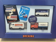 (H-63) Brekina Set H0 1:87 Werbemodelle Nivea Tesafilm Hansaplast OVP