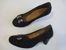 GABOR Comfort best fitting Pumps 5 38 Velour Leder schwarz TIP TOP /27n