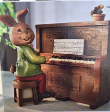 Spieluhr Piano Hase Oster Deko
